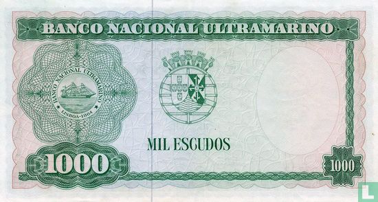Timor 1000 escudos 1968 - Afbeelding 2