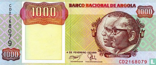 Angola 1.000 Kwanzas 1991 - Afbeelding 1