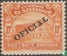 National Theater with overprint
