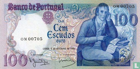 Portugal 100 Escudos  - Afbeelding 1