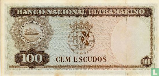Timor 100 escudos 1959 - Image 2