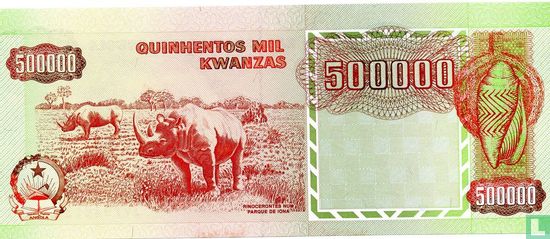 Angola 500.000 Kwanzas  - Afbeelding 2