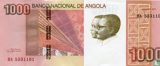 Angola 1,000 Kwanzas 2012 - Image 1