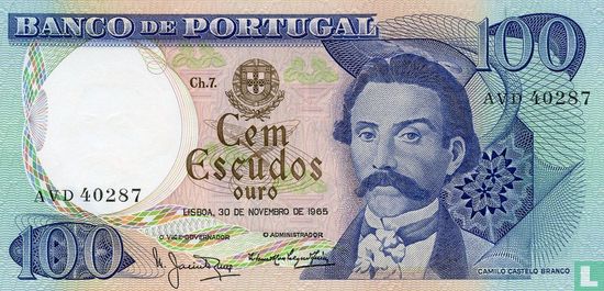 Portugal 100 escudos - Afbeelding 1