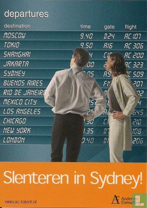 A001027 - Andersen Consulting "Slenteren in Sidney" - Afbeelding 1