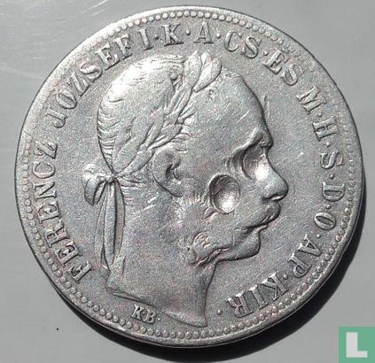 Hungary 1 forint 1885 - Image 2