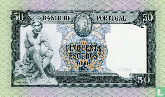 Portugal 50 escudos (Rafael da Silva Neves Duque & Jose Caeiro da Mata) - Image 2