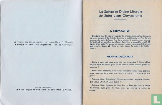 La Sainte et Divine Liturgie de Saint Jean Chrysostome - Afbeelding 3