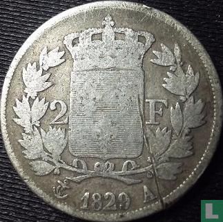 Frankrijk 2 francs 1829 (A) - Afbeelding 1