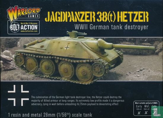 Jagdpanzer 38(t) Hetzer WWII German tank destroyer - Afbeelding 1