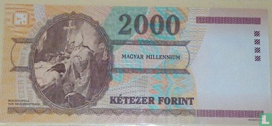 Hongarije 2.000 Forint 2000 - Afbeelding 2