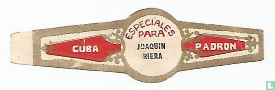 Especiales para Joaquin Riera - Cuba - Padron - Image 1