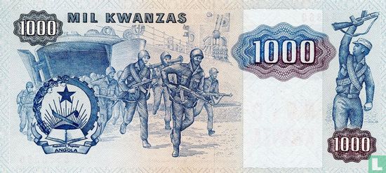 Angola 1.000 Novo Kwanza  - Afbeelding 2