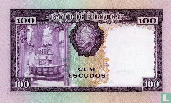 Portugal 100 escudos  - Afbeelding 2