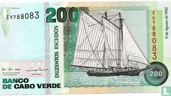 Kap Verde 200 Escudos 1992 - Bild 1