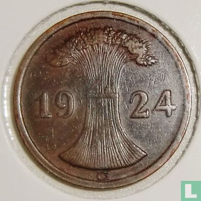 Deutsches Reich 2 Reichspfennig 1924 (G) - Bild 1