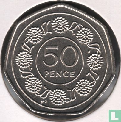 Gibraltar 50 Pence 1988 (AB) - Bild 2
