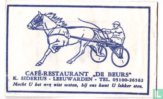 Café Restaurant "De Beurs"  - Image 1