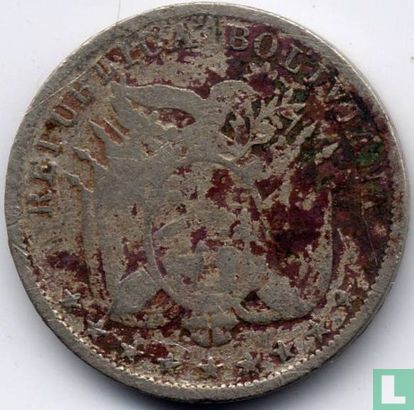 Bolivie 5 centavos 1892 - Image 2