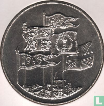 Vereinigtes Königreich 5 Pound 1996 "70th Birthday of Queen Elizabeth II" - Bild 1