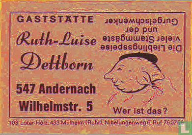 Gaststätte Ruth-Luise Dettborn - Afbeelding 1