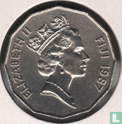 Fidji 50 cents 1987 - Image 1