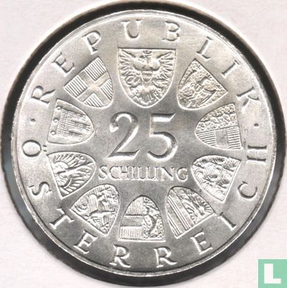 Österreich 25 Schilling 1967 "250th anniversary Birth of Maria Theresia" - Bild 2