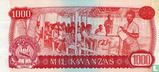 Angola 1,000 Kwanzas 1979 - Image 2