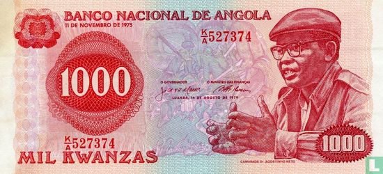 Angola 1,000 Kwanzas 1979 - Image 1