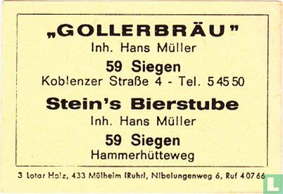 "Gollerbräu" - Hans Müller