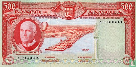 Angola 500 Escudos 1962 - Image 1