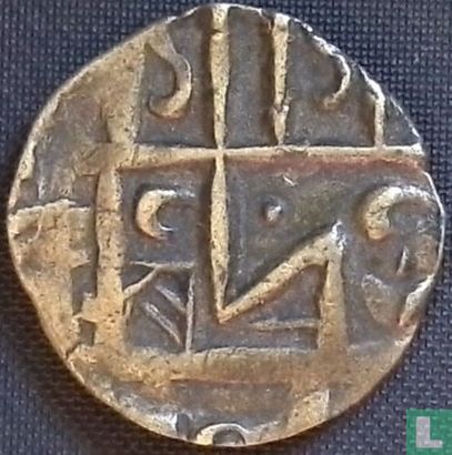 Bhutan ½ rupee 1835-1910 - Image 2