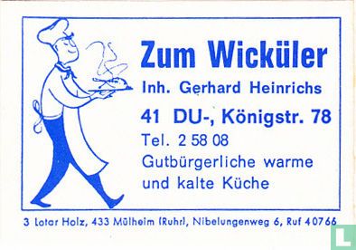 Zum Wicküler - Gerhard Heinrichs