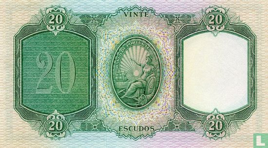 Portugal 20 escudos - Afbeelding 2