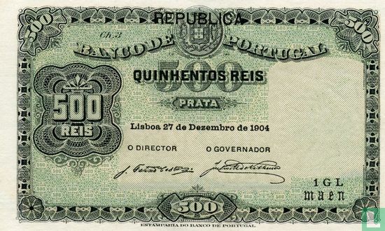 Portugal 500 Reis 1904 - Afbeelding 1