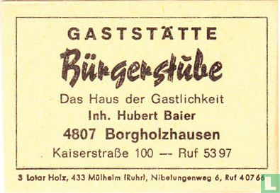 Gaststätte Bürgerstübe - Hubert Baier