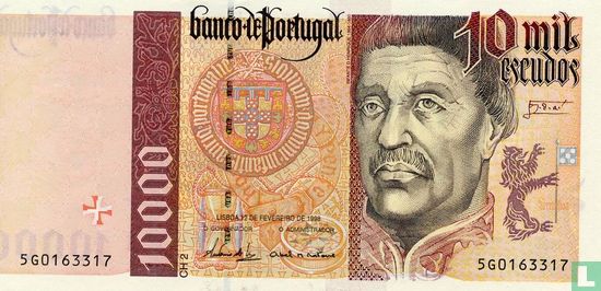 Portugal 10000 escudos 1988  - Afbeelding 1