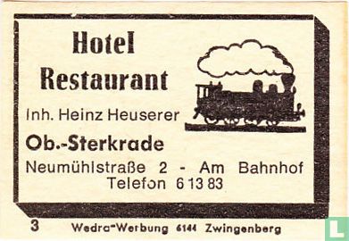 Hotel Restaurant - Heinz Heuserer