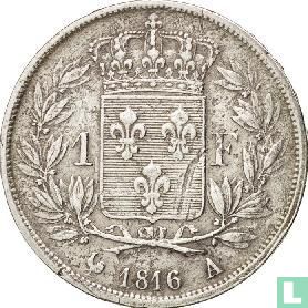 France 1 franc 1816 (A) - Image 1