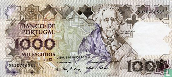 Portugal 1000 Escudos 1994 - Bild 1