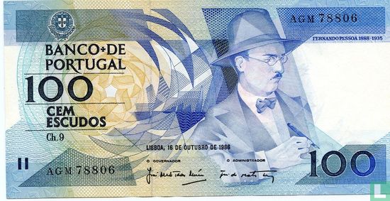 Portugal 100 escudos 1986 - Image 1