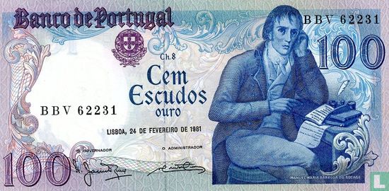 Portugal 100 Escudos 1981 - Image 1