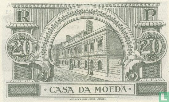 Portugal 20 centavos 1925 - Image 2