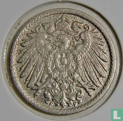 Deutsches Reich 5 Pfennig 1909 (F) - Bild 2