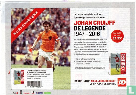 Johan Cruijff De Legende 1947 - 2016