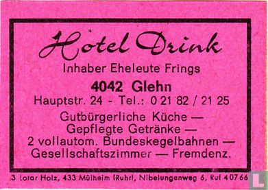 Hotel Drink - Eheleute Frings