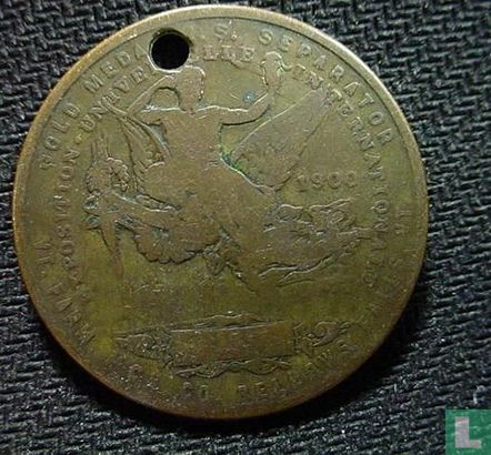 USA  Pan American Exposition Medal (buffalo, VT cream separator)  1901 - Afbeelding 2