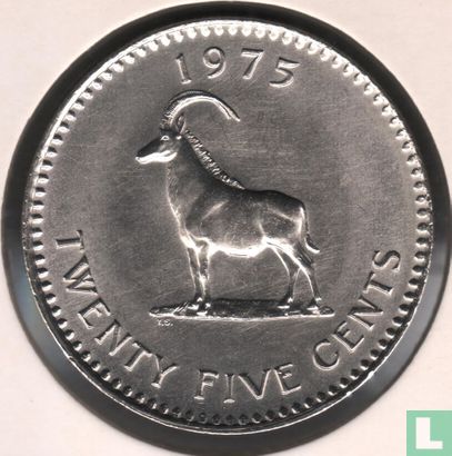 Rhodesia 25 cents 1975 - Image 1