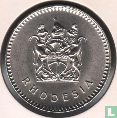 Rhodesia 25 cents 1975 - Image 2
