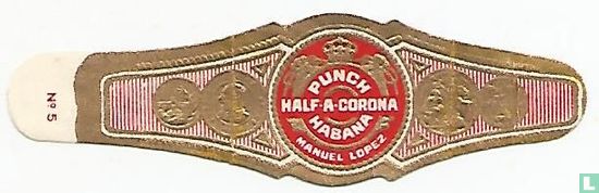 Un demi-Corona Poinçon Habana Manuel Lopez - Image 1
